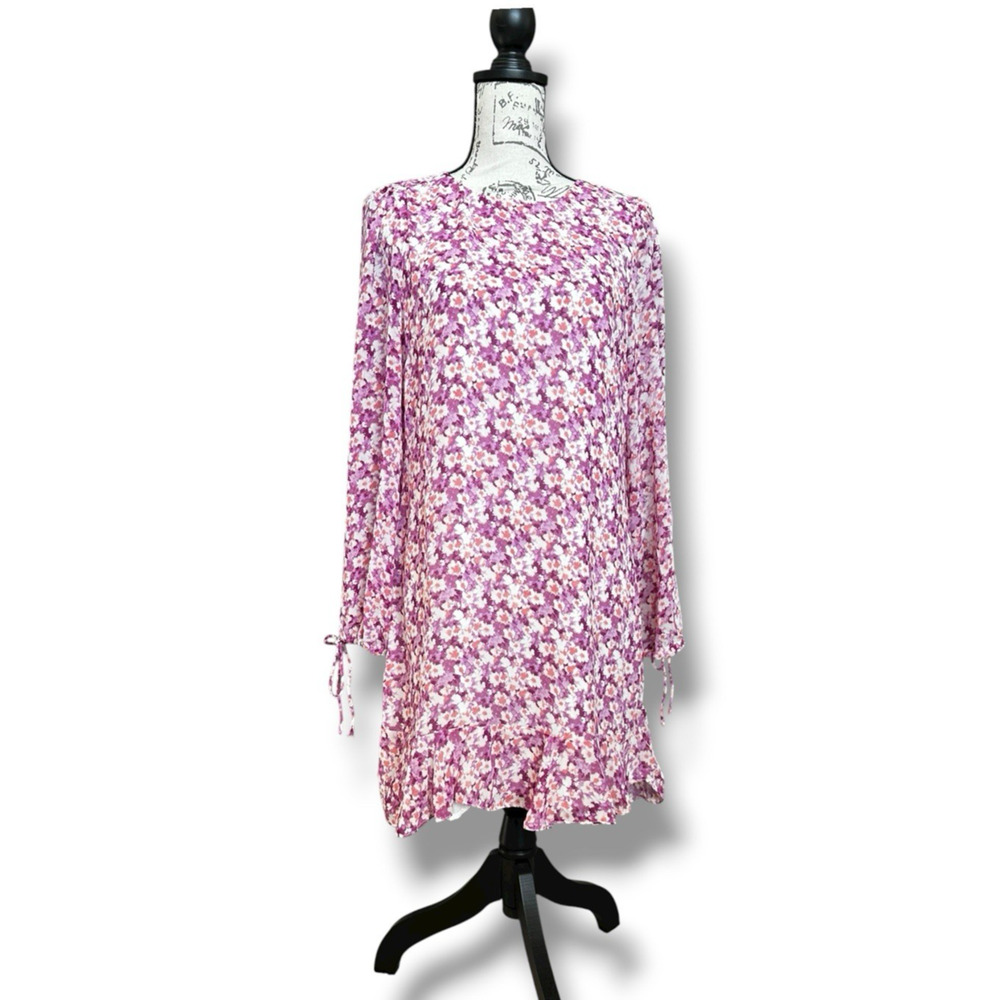 Chiffon Floral Midi Dress | Petal & Pup | Long Sleeve